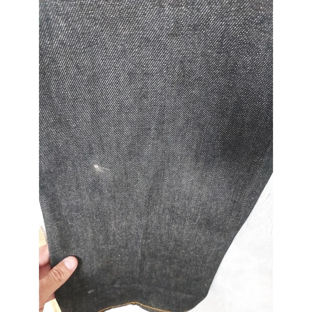 Levis 501 Jeans Men 32x32 Straight Leg Button Fly Dark Wash Black Denim Original
